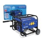Groupe électrogène essence 2 500 W – moteur 4 temps avec AVR, roues tout-terrain