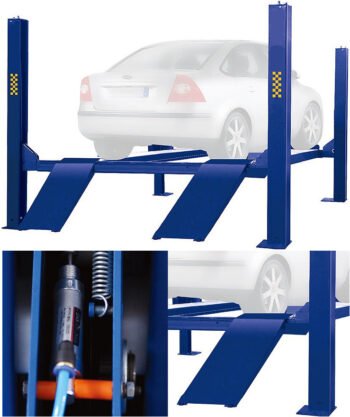 Pont élévateur 4 colonnes 4 tonnes – alimentation 230 V – rampes longues