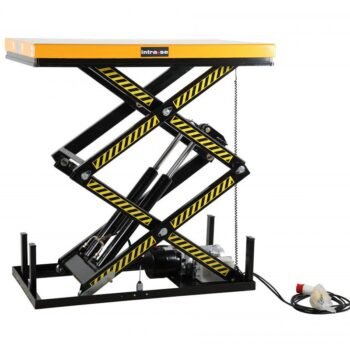 Table élévatrice électrique double ciseaux pour charges lourdes