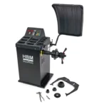 Équilibreuse automatique de pneus professionnelle – capacité jantes 10″ – 24″