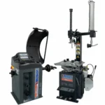 Démonte-pneus professionnel avec bras d’assistance et équilibreuse intégrée – pour jantes 10″ à 24″