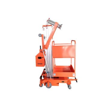 Plateforme élévatrice télescopique autonome – levée 6 m – capacité 125 kg – modèle électrique à batterie