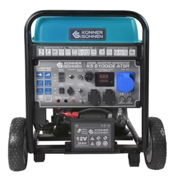 Groupe électrogène diesel Inverter 5,5 kW – tension stable 230 V, démarrage manuel & électrique