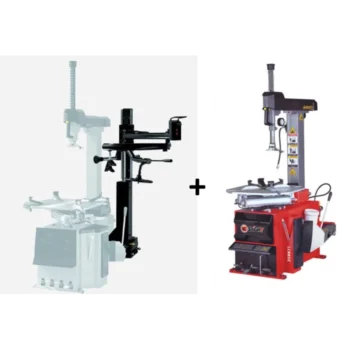 Démonte‑pneus automatique 10″–23″ avec triple bras d’assistance – modèle premium