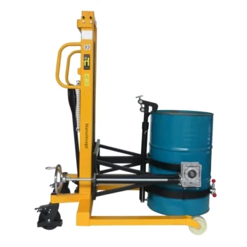 Gerbeur basculeur de fût encadrant – manutention fûts et barils