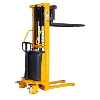 Gerbeur semi-électrique professionnel – capacité 1500 kg – levage motorisé